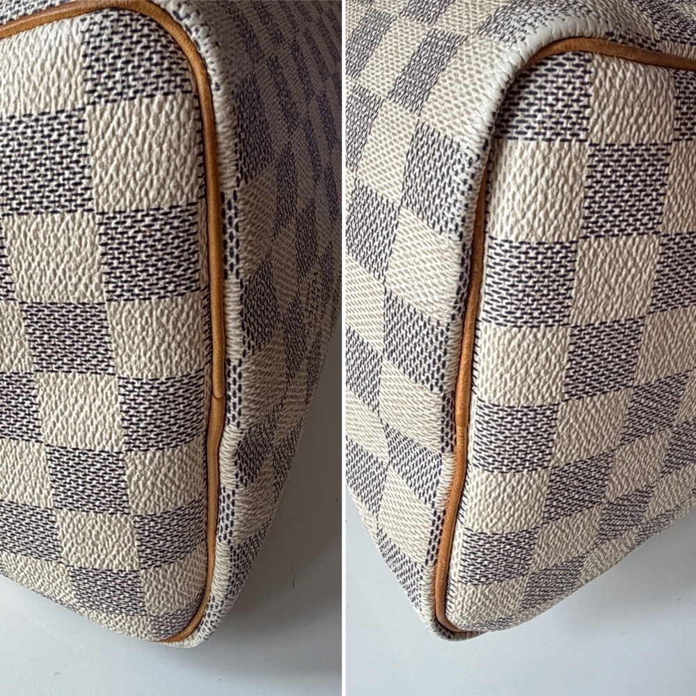 Louis Vuitton Speedy 25 Damier Azur Satchel Lock & Key - Picture 8 of 16